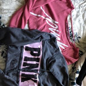 PINK Sweatshirt Bundle Size MEDIUM